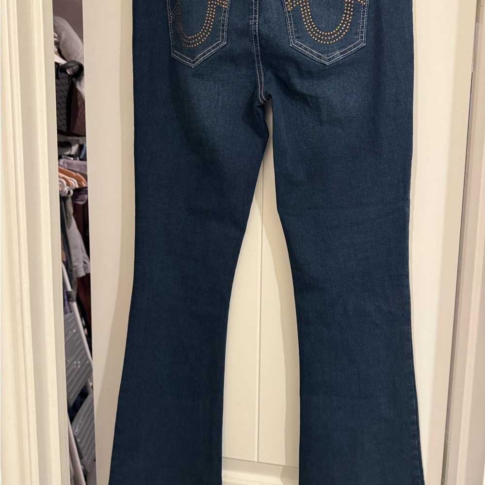 True Religion Dark Blue Flare Jeans